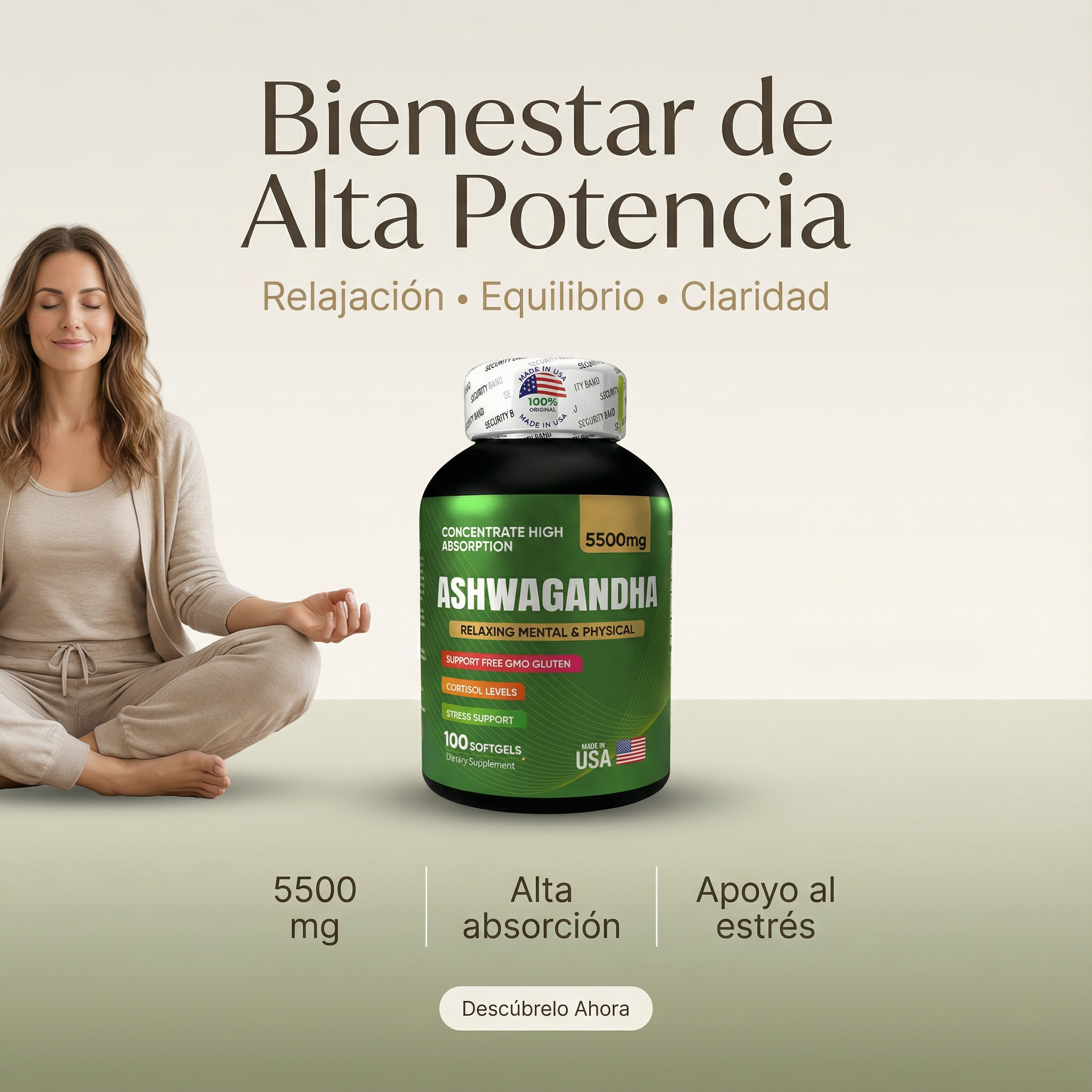 Ashawandha Ksm 66 x 2 unidades